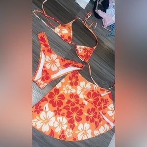 floral swimsuit